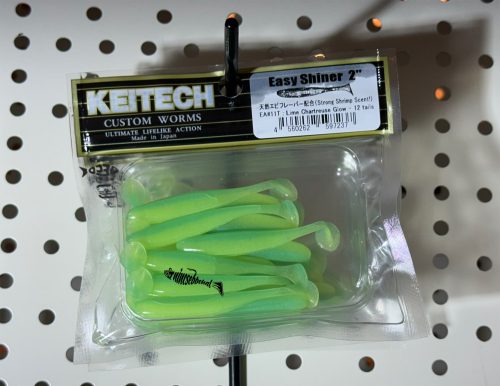 KEITECH EASY SHINER 2″ / EA#19T Electric Chart Shad