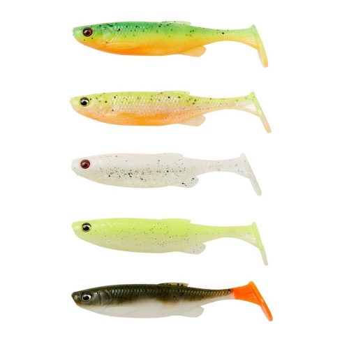 FAT MINNOW T-TAIL 7.5CM 5G Dark Water MIX 5PCS