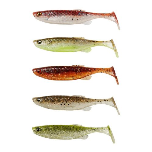 FAT MINNOW T-TAIL 7.5CM 5G CW MIX 5PCS